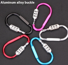 Large D-type Gourd Sling Lock Buckle with Password Lock