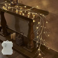 LED Christmas Lights Warm White Battery Operated Indoor Outdoor Decoration