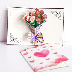 Personalized 3D Cute Paper Carving Blessing Card