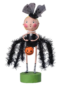 Black Widow Halloween Figurine by Lori Mitchell — 5.5-Inch Poly Resin Collectible (New 2026)