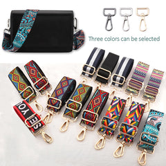 Adjustable Nylon Crossbody Bag Strap - Wide Belt Accessory