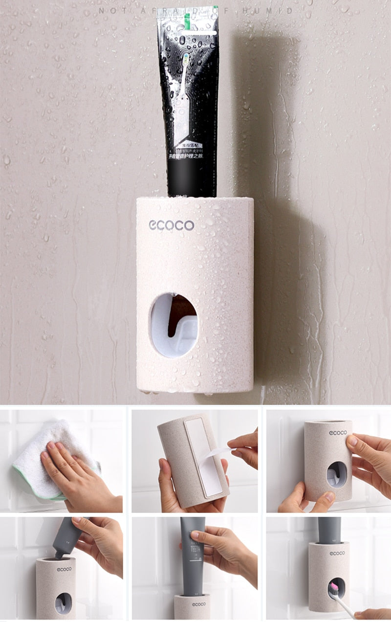 Automatic Wall-Mounted Toothpaste Dispenser (Single)