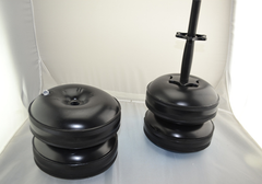 Adjustable 25kg Water-Filled Dumbbells for Men