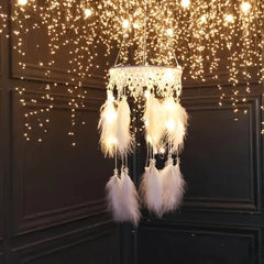 Creative Dream Catcher Night Light Hanging Ornament