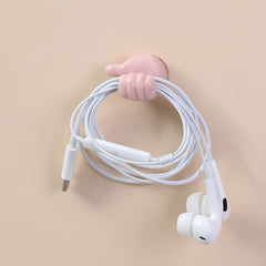 Multi-functional Seamless Sticky Wire Manager Hook