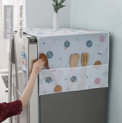 PEVA Dust Cover with Pockets for Refrigerator & Washer