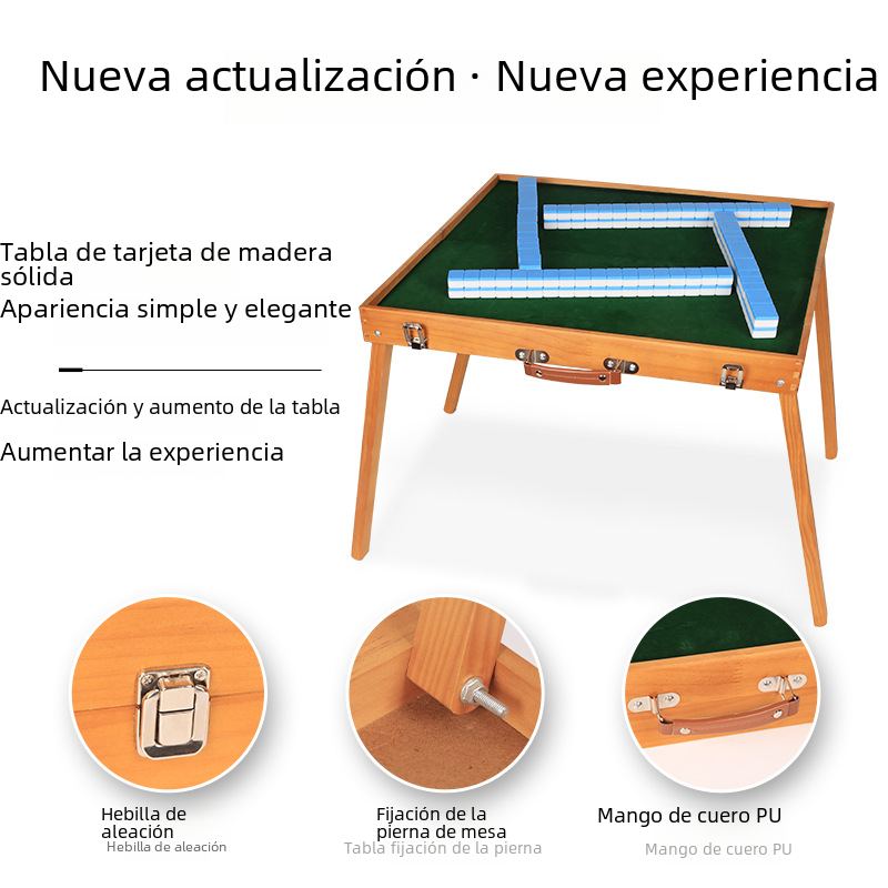 Portable Folding Mahjong Table Set for Travel