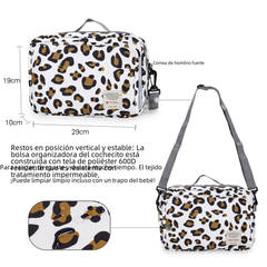 2022 Waterproof Baby Stroller Diaper Bag with Print