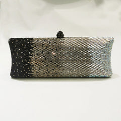 Gradient Rhinestone Evening Clutch Bag