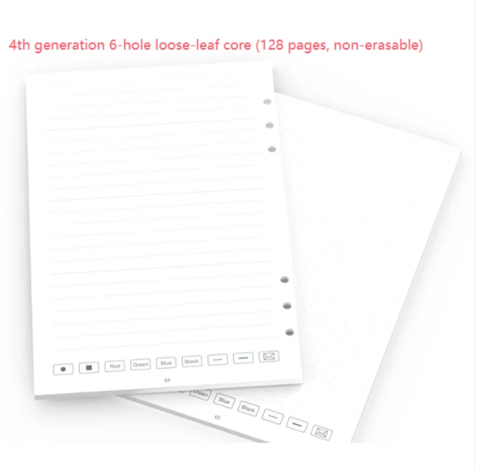 Loose Leaf Spiral Notebook Paper