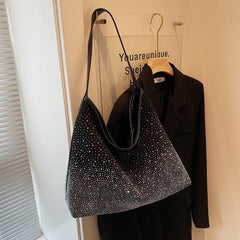 MAC142 Fashionable Bright Diamond Shoulder Tote Bag