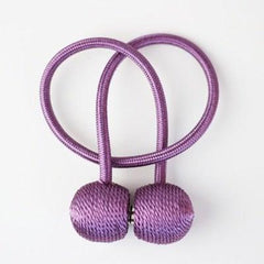 Magnetic Curtain Tieback High Quality Holder Hook Buckle Clip Curtain Tieback Polyester Decorative Home Accessories European Style Decorative Curtain Drape Tie With Strong Magnetic For Home And Office Decoration 49cm