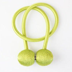 Magnetic Curtain Tieback High Quality Holder Hook Buckle Clip Curtain Tieback Polyester Decorative Home Accessories European Style Decorative Curtain Drape Tie With Strong Magnetic For Home And Office Decoration 49cm