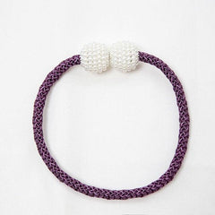 Magnetic Curtain Tieback High Quality Holder Hook Buckle Clip Pretty Modern Polyester Decorative Home Accessories Decorative Curtain Holdbacks Crystal Tie Backs For Curtains Curtain Holders For Window Draperies