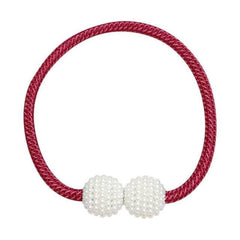 Magnetic Curtain Tieback High Quality Holder Hook Buckle Clip Pretty Modern Polyester Decorative Home Accessories Decorative Curtain Holdbacks Crystal Tie Backs For Curtains Curtain Holders For Window Draperies