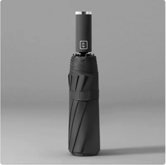 Black Folding Automatic Umbrella – UV Protection