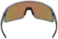 Hulk® HK4 Series Crystal Gray Frame Safety Glasses Polarized Green Mirror Lens MAX3® Scratch Resistant Coating