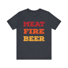 Meat Fire Beer BBQ T-Shirt