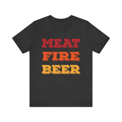 Meat Fire Beer BBQ T-Shirt