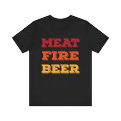Meat Fire Beer BBQ T-Shirt
