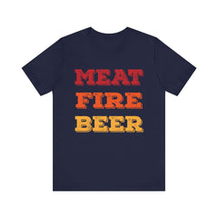Meat Fire Beer BBQ T-Shirt