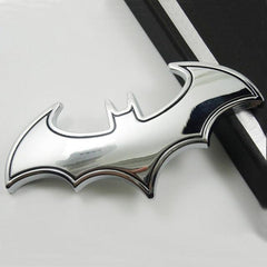 Metal 3D Bat Stickers Fan Emblems Batman 3D Car Badge Auto Car Logo Cartoon Bat Sticker Metal Badge Emblem Tail Decal Motorcycle Car Accessories  Metal Bat Car Emblem Logo Stickers Decal Decorations Bat Action Figures Auto Accessories