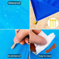 Waterproof Beach Mat - Sandproof Portable Outdoor Blanket