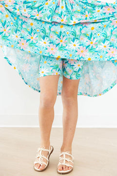 Preppy Daisies Twirl Shorts