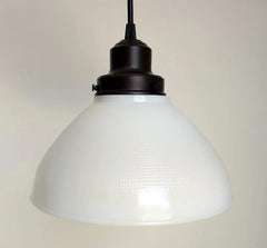 Authentic Antique Milk Glass Pendant Light | 6", 8" and 10"