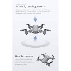 Mini Drone RC Quadcopter 1080P/4K Camera 360° Flip 6-Axis Gyro Gesture