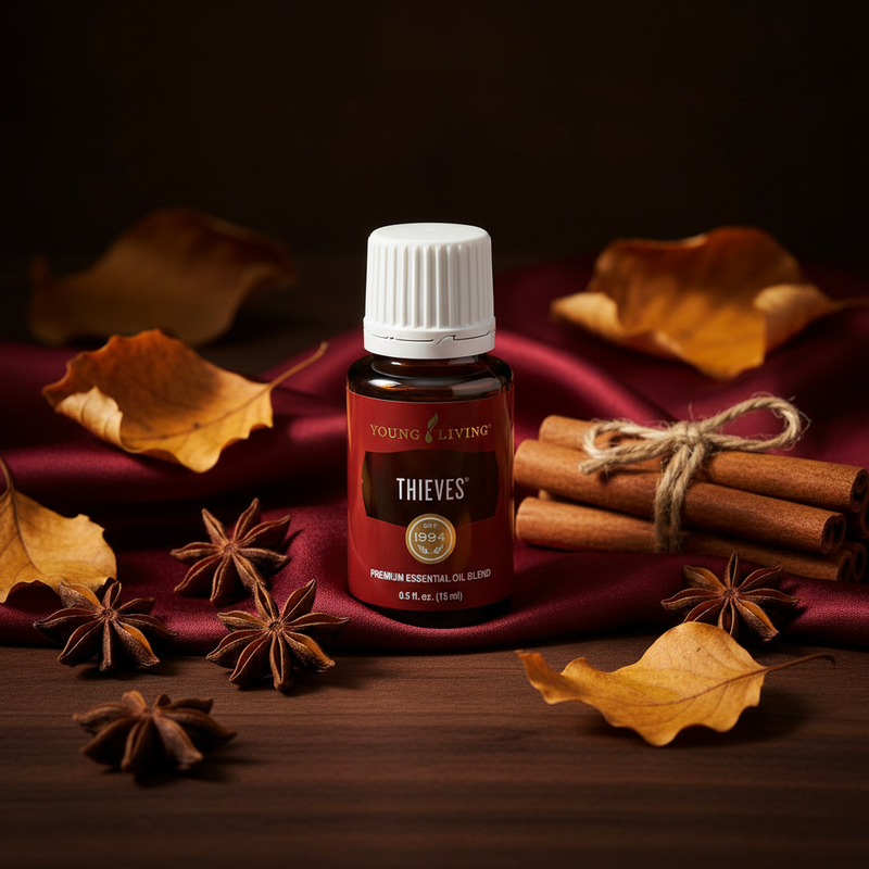 Young Living Thieves Essential Oil Blend — 15ml | Immune & Cleansing Support