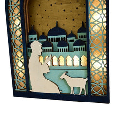 MR064 Wooden Luminous LED Creative Decorations