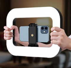 Rechargeable Mobile Phone Fill-in Light with Adjustable Stand f