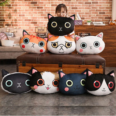 Cute Cartoon Cat Plush Pillow for Sofa (Large Size)