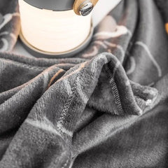Thick Plush Starry Sky Blanket for Warmth and Comfort