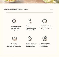 Modong Multi-functional Electric Hot Pot