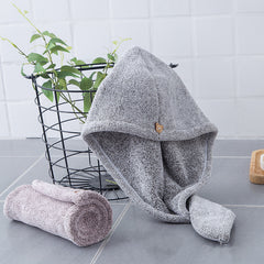 Extended Charcoal Fiber Hair Drying Cap with High Absorbency