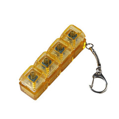 Transparent Decompression Shaft Tester Light-Up Keychain