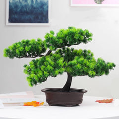New Festival Potted  Simulation Decorative Bonsai Home Office Pine Tree Gift Ornament Lifelike Accessory Artificial Bonsai Artificial Bonsai Tree Fake  Greenery for Home Office Desk Wall Book Shelf Decor Room Decor