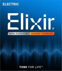 Elixir 12052 Nanoweb Electric Guitar Strings - .010-.046 Light