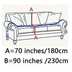 Soft Chenille Sofa Throw with Tassels and Washable Cover