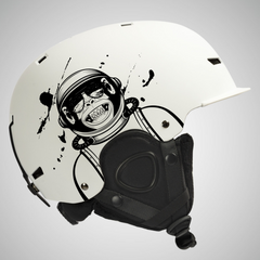 Integrated Snow Goggles with Crash Helmet for Adults