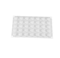 Silicone Mold for 35 Mini Heart Mousse Cakes