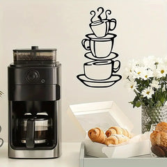 Metal Hanging Wall Sign for Coffee Bar Decor