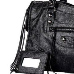 Ladies Vintage Fringe Studded Crossbody Bag
