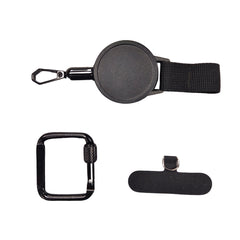 Outdoor Retractable Buckle Lanyard With Magnetic Suction