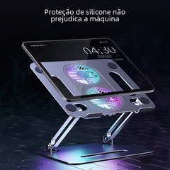Laptop Stand with Height Adjustment and Cooling Feature