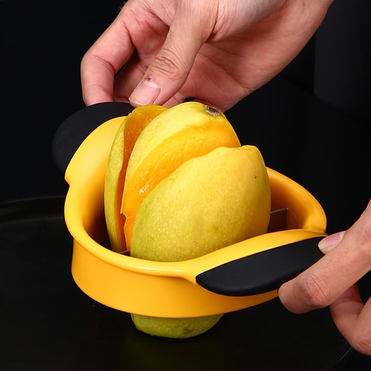 Frosted Handle Mango Dicer, Peeler, and Meat Tool