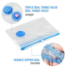 Vacuum Storage Bags for Comforters and Clothes (1/2/4 Pack)