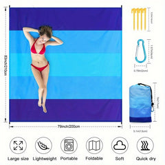 Waterproof Beach Mat - Sandproof Portable Outdoor Blanket